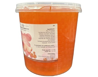 PERLE DE FRUIT PECHE BUBBLE TEA
