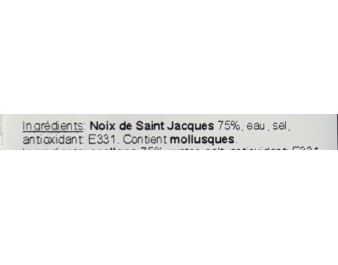 PREPARATION NOIX DE SAINT JACQUES SANS CORAIL 10/20 ****