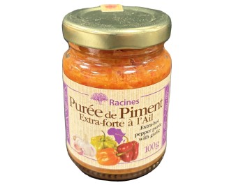 PUREE DE PIMENT EXTRA-FORT ROUGE A L’AIL