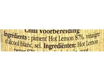 PUREE DE PIMENT FORTE JAUNE
