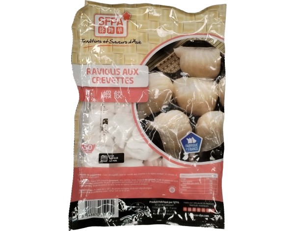 RAVIOLIS AUX CREVETTES 50 P. ****