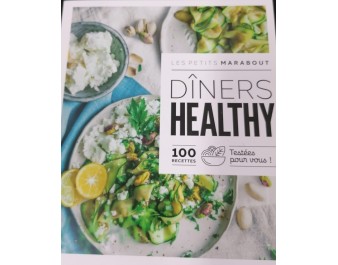 LIVRE 100 RECETTES DINERS HEALTHY