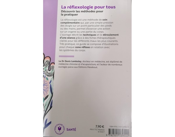 LIVRE LA REFLEXOLOGIE POUR TOUS