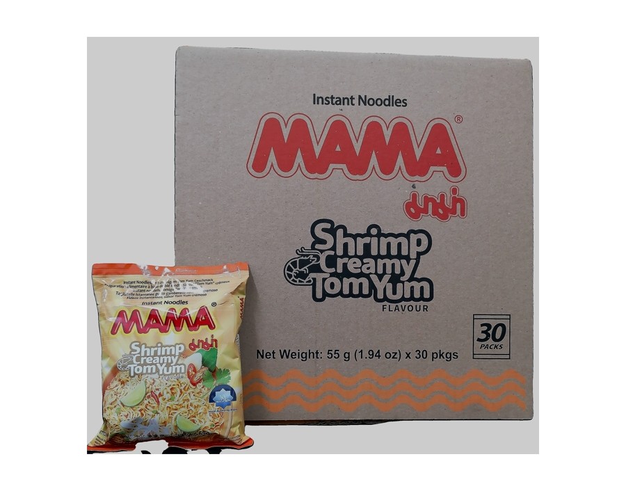 NOUILLES AUX CREVETTES TOM YUM CREMEUSE