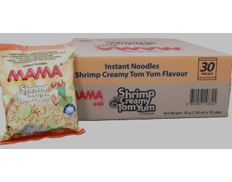 NOUILLES AUX CREVETTES TOM YUM CREMEUSE