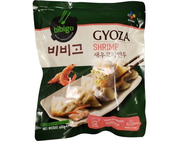 RAVIOLIS AUX CREVETTES ET LEGUMES GYOZA 20 P.  ****