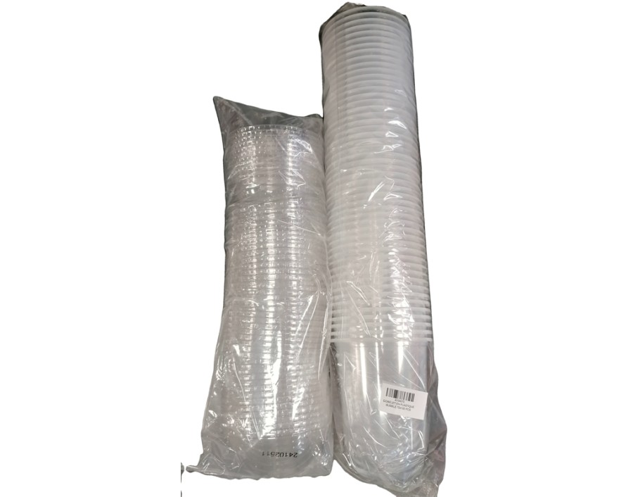 GOBELET EN PLASTIQUE POUR  BUBBLE TEA  500 ML 50 PIECES