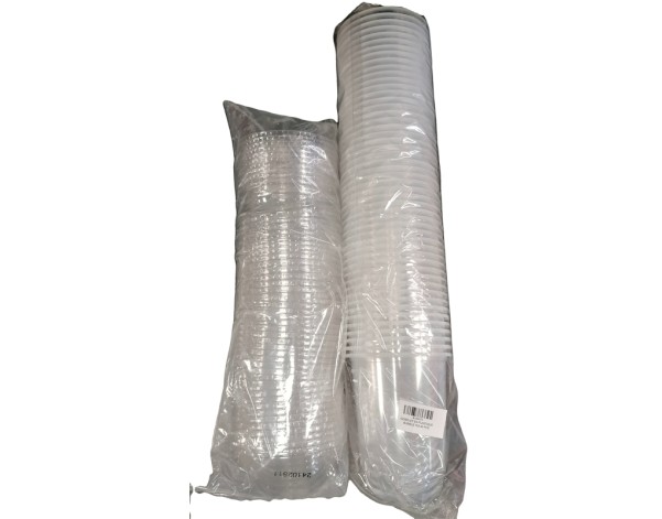 GOBELET EN PLASTIQUE POUR  BUBBLE TEA  500 ML 50 PIECES
