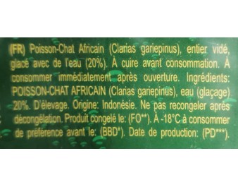 POISSON CHAT 500/800 (A LA PESEE) ****