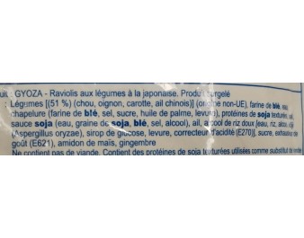RAVIOLIS AUX LEGUMES 30 P. ****
