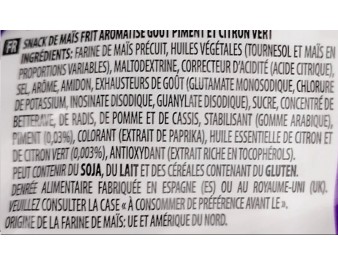 CHIPS AU MAIS INTENSE NACHO