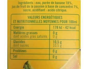 NECTAR BANANE ET PASSION