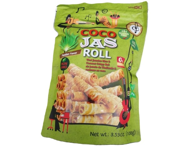 BISCUIT ROULE AU RIZ ET A LA NOIX DE COCO PANDAN