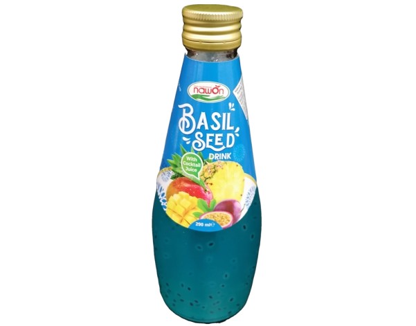 BOISSON AUX GRAINES DE BASILIC COCKTAIL