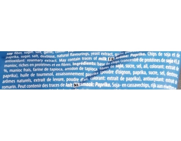 CHIPS PAPRIKA PROTEINE