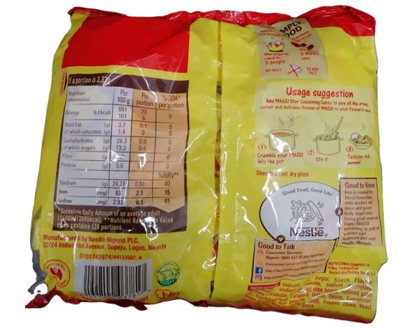 CUBE BOUILLON NATURE 100 P. HALAL