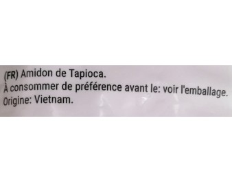 FARINE DE TAPIOCA