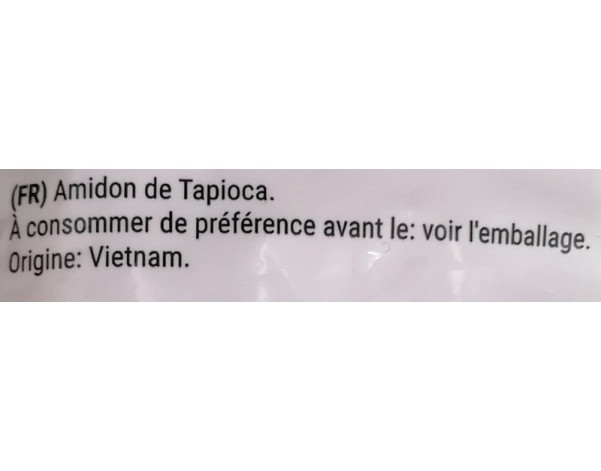 FARINE DE TAPIOCA