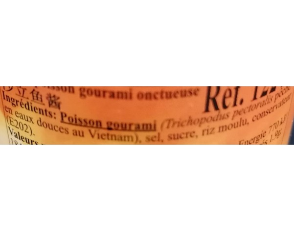 POISSON GOURAMI CREME