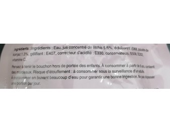 GELEE KONJAC AU LITCHI