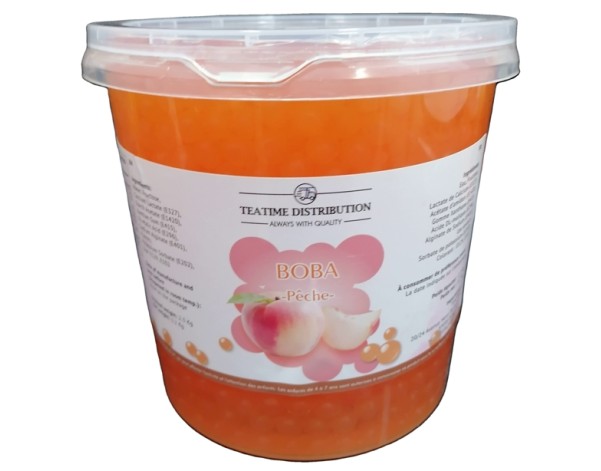 PERLE DE FRUIT PECHE BUBBLE TEA