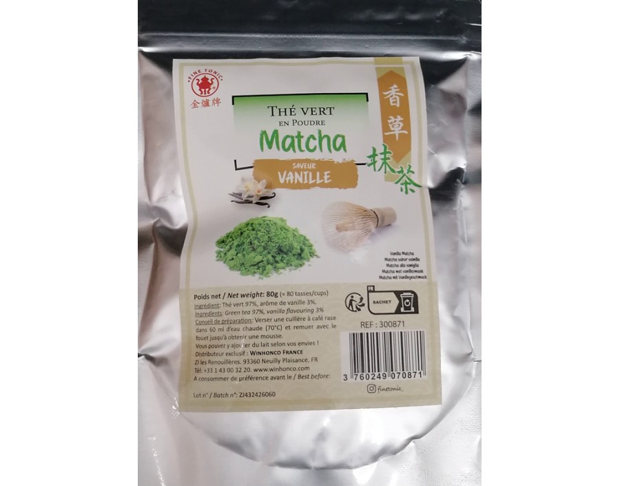 THE VERT SAVEUR VANILLE EN POUDRE (MACHA)