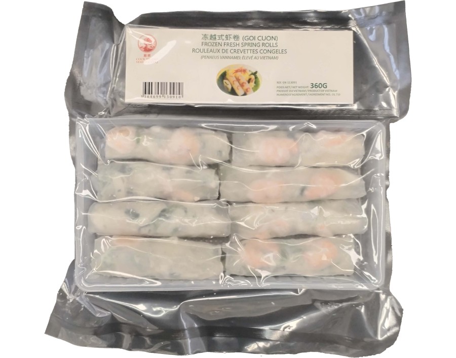 ROULEAUX AUX CREVETTES 8 P. (GOI CUON) ****