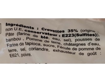 ROULEAUX AUX CREVETTES HALAL 44 P. ****