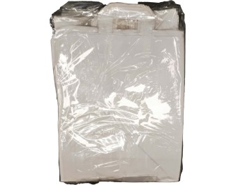 SAC / CABAS KRAFT BLANC 32 + 15  X 40 CM 50 P.