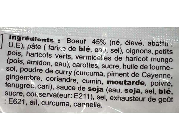 SAMOUSSAS AU BOEUF 20 P. ****