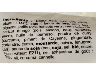 SAMOUSSAS AU BOEUF HALAL 50 P. ****