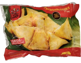 SAMOUSSAS AU PORC 20 P. ****