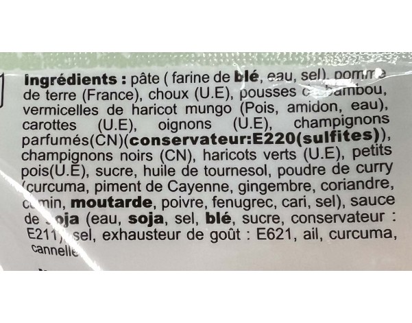 SAMOUSSAS AUX LEGUMES 20 P. ****
