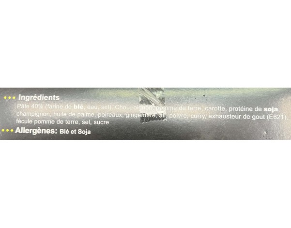 SAMOUSSAS AUX LEGUMES 60 P. ****