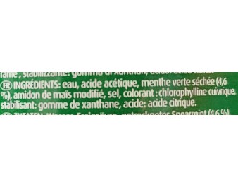 SAUCE A LA MENTHE