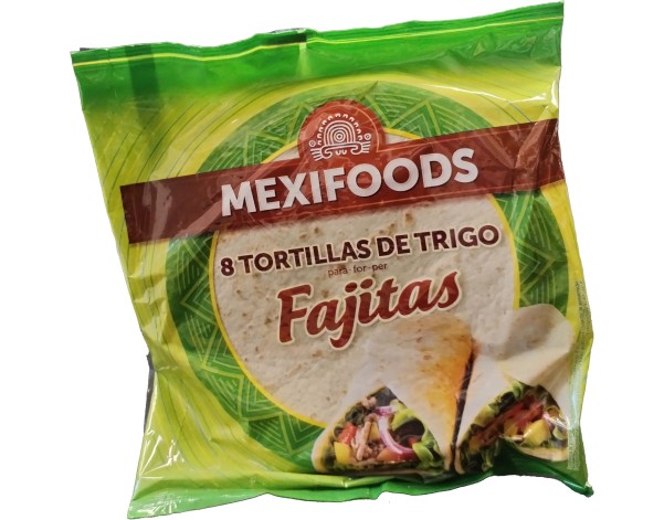 TORTILLAS DE BLE 20 CM 8 P.