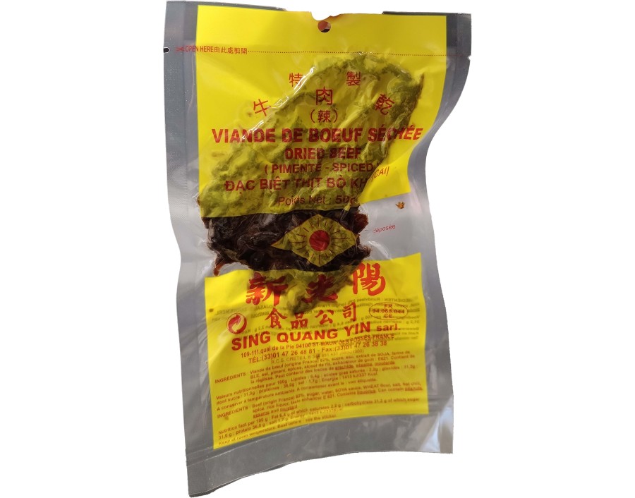 VIANDE DE BOEUF SECHE AU PIMENT