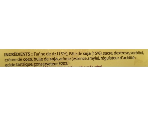 GATEAU DE RIZ A L’AROME BANANE ET AU SOJA