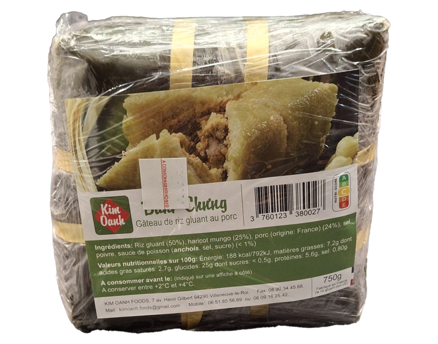 GATEAU DE RIZ GLUANT A LA VIANDE DE PORC CARRE