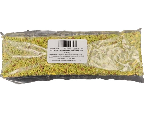 MELANGE DE GRAINES ENROBEES DE SUCRE