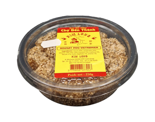 NOUGAT MOU AU SESAME ET CACAHUETE