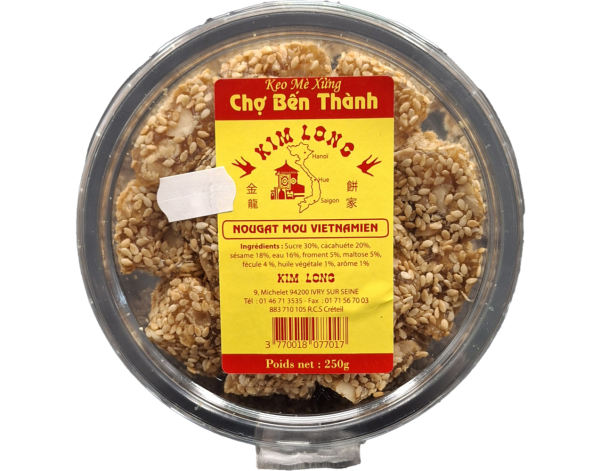 NOUGAT MOU AU SESAME ET CACAHUETE