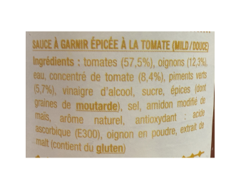SAUCE TACO SALSA MOYENNE