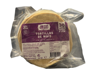 TORTILLAS DE MAIS 12 CM 30 P.