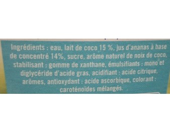 BOISSON ANANAS COCO