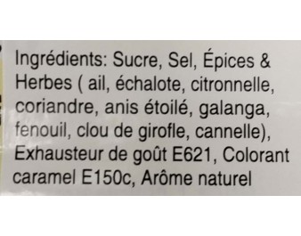 POUDRE ASSAISONNEMENT CANARD LAQUE