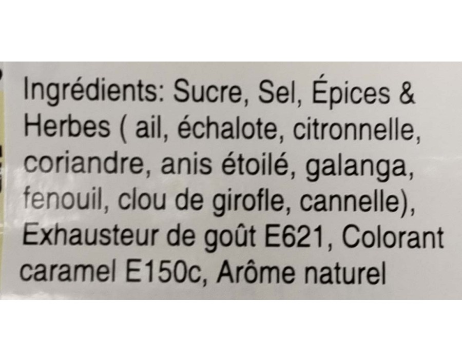 POUDRE ASSAISONNEMENT CANARD LAQUE