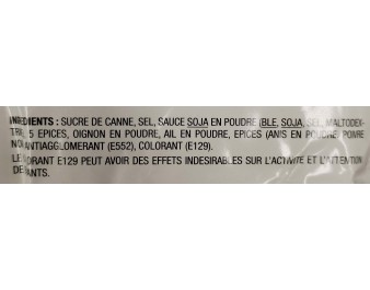 POUDRE ASSAISONNEMENT PORC LAQUE