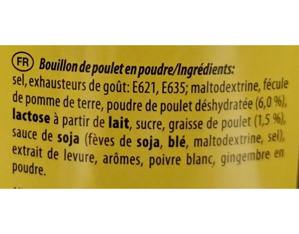 POUDRE ASSAISONNEMENT POULET
