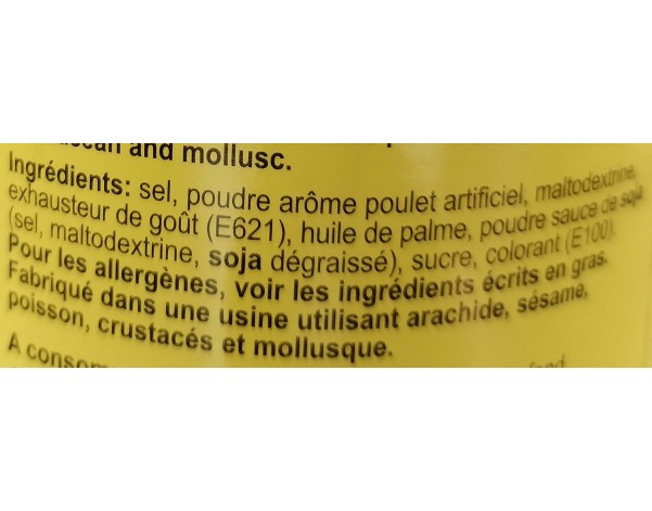 POUDRE ASSAISONNEMENT POULET